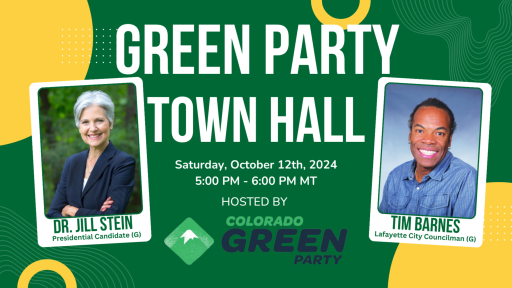 LIVE: Green Party TV Town Hall with Jill Stein